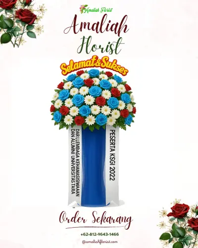 Standing Flower di Gedung Serbaguna Istanaku Bekasi